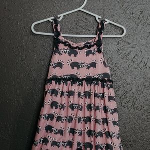 KicKee Pants raccoon dress *NEVER WORN*